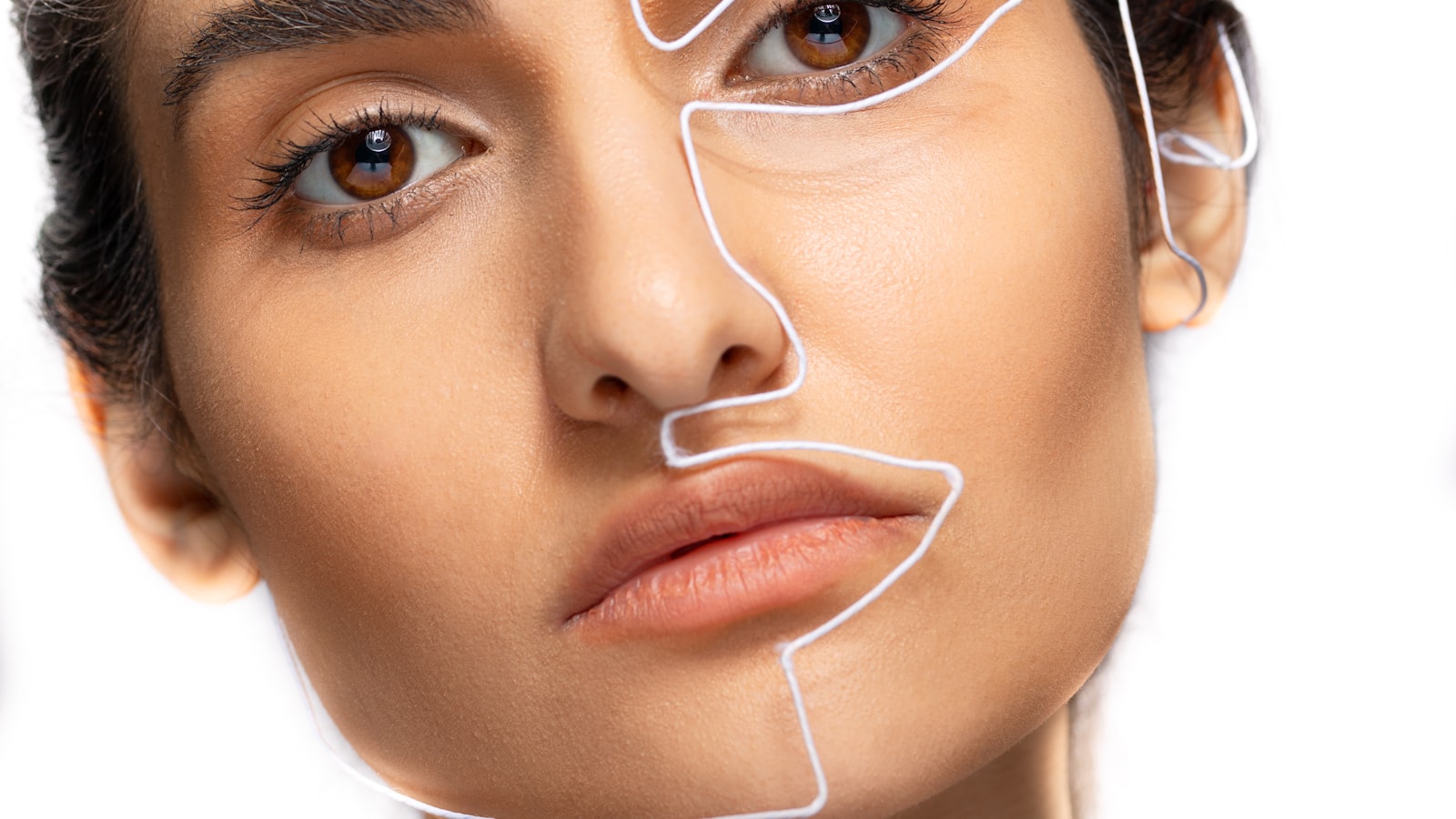 Contorno facial e do queixo