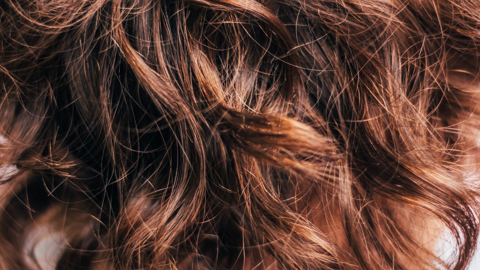 Close-up de cabelo e couro cabeludo